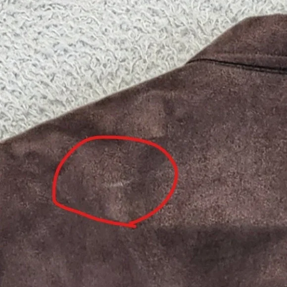 Chaps Sport Coat Blazer Mens Size 50R Brown Faux Suede‎ Formal Pockets Office - Picture 8 of 12